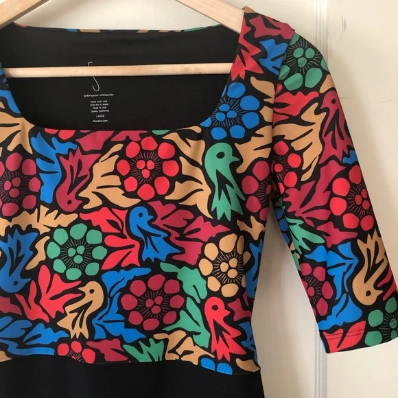 RARE Seea Multicolor Patterned Women Swim One Piece - Picture 2 of 6